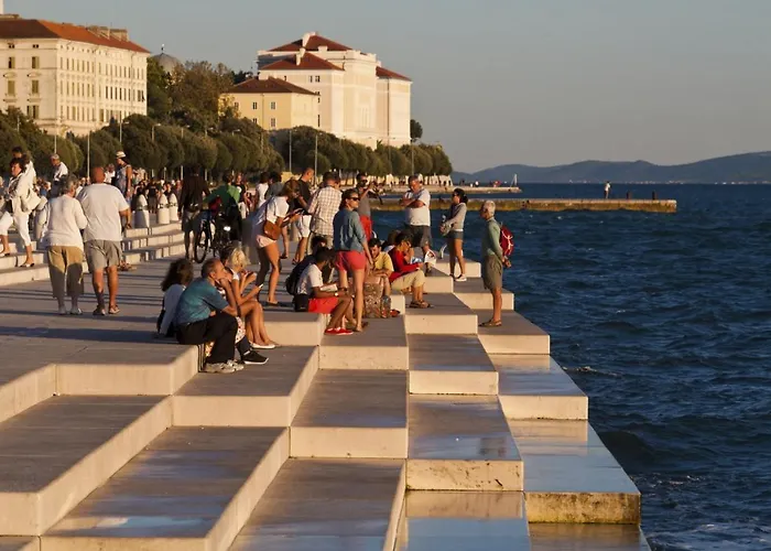 Appartamento In With Sea View, Balcony, Air Conditioning, Wi-fi Sukošan